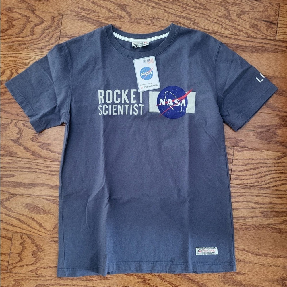 Red Canoe Adult Rocket Scientist NASA tshirt sz M